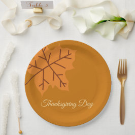 Prettig Thanksgiving-dag, herfst herfstseizoen, mo Papieren Bordje