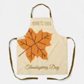 Prettig Thanksgiving-dag, herfst herfstseizoen, mo Schort (Voorkant)