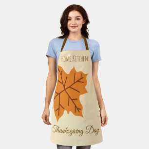 Prettig Thanksgiving-dag, herfst herfstseizoen, mo Schort