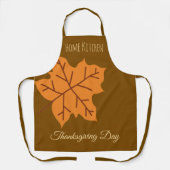 Prettig Thanksgiving-dag, herfst herfstseizoen, mo Schort (Voorkant)