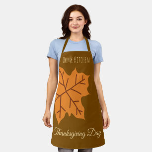 Prettig Thanksgiving-dag, herfst herfstseizoen, mo Schort