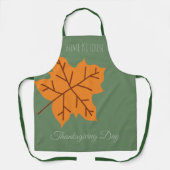 Prettig Thanksgiving-dag, herfst herfstseizoen, mo Schort (Voorkant)