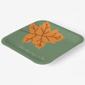 Prettig Thanksgiving-dag, Herfst, Modern Papieren Bordje (Gebogen)