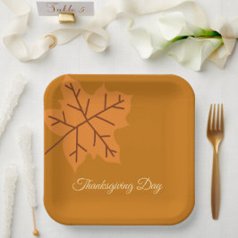 Prettig Thanksgiving-dag, Herfst, Modern  Papieren Bordje