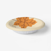 Prettig Thanksgiving-dag, herfst, modern Papieren Kommen (Gebogen)