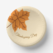 Prettig Thanksgiving-dag, herfst, modern Papieren Kommen (Voorkant)