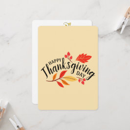 Prettig Thanksgiving-dag Kaart