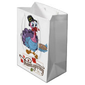 Prettig Thanksgiving-dag Medium Cadeauzakje (Achterkant Gekanteld)