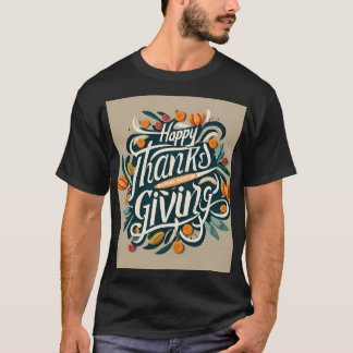 Prettig Thanksgiving Dank geven T-shirt