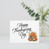 Prettig Thanksgiving Day Briefkaart (Staand voorkant)