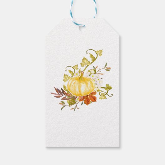 Prettig Thanksgiving Day Cadeaulabel (Achterkant)