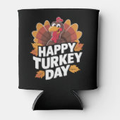 Prettig Thanksgiving Day Kerstcadeau  Blikjeskoeler (Voorkant)