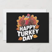 Prettig Thanksgiving Day Kerstcadeau  Feestdagenkaart (Voorkant)