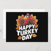 Prettig Thanksgiving Day Kerstcadeau  Feestdagenkaart (Voorkant / Achterkant)