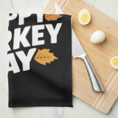 Prettig Thanksgiving Day Kerstcadeau Theedoek (Quarter Fold)