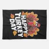 Prettig Thanksgiving Day Kerstcadeau Theedoek (Horizontaal)