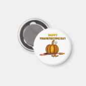 Prettig Thanksgiving Day Magneet (Voorkant / Achterkant)