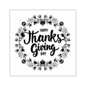 Prettig Thanksgiving Day Rubberstempel (Afrduk)