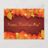 Prettig Thanksgiving, decoratief, Briefkaart (Voorkant)