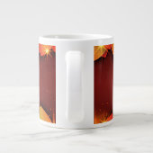 Prettig Thanksgiving, decoratief, Grote Koffiekop (Achterkant)
