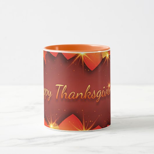 Prettig Thanksgiving, decoratief, Mok (Midden)