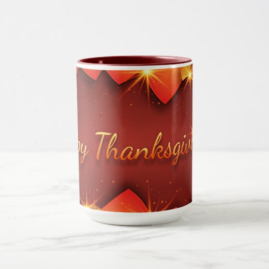 Prettig Thanksgiving, decoratief, Mok (Midden)