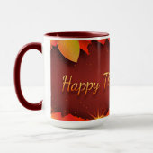 Prettig Thanksgiving, decoratief, Mok (Links)