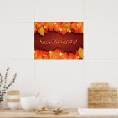 Prettig Thanksgiving, decoratief, Poster (Keuken)