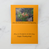 Prettig Thanksgiving! door Janz Feestdagen Kaart (Binnen)