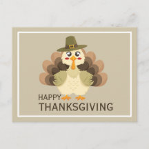Prettig Thanksgiving Eenvoudig Schattig Grappige K