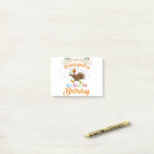 Prettig Thanksgiving en ja, het is mijn verjaardag Post-it® Notes (Op bureau)