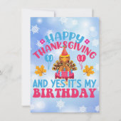 Prettig Thanksgiving En Ja Het Is Mijn Verjaardagk (Voorkant)