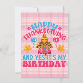 Prettig Thanksgiving En Ja Het Is Mijn Verjaardagk