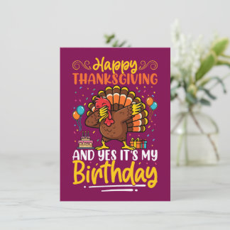 Prettig Thanksgiving En Ja Het Is Mijn Verjaardags