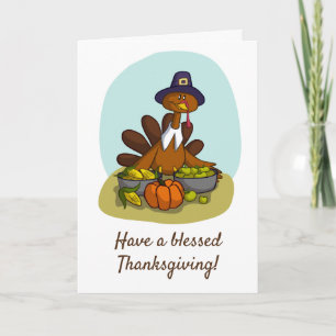 Prettig Thanksgiving-feest Bedankkaart