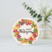 Prettig Thanksgiving Feestdagenkaart (Staand voorkant)