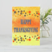 Prettig Thanksgiving Feestdagenkaart (Staand voorkant)