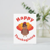 Prettig Thanksgiving Feestdagenkaart (Staand voorkant)