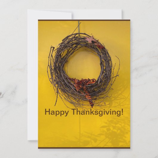 Prettig Thanksgiving! Feestdagenkaart (Voorkant)