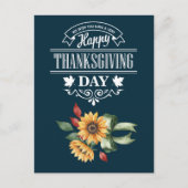 Prettig Thanksgiving, gefeliciteerd Briefkaart (Voorkant)