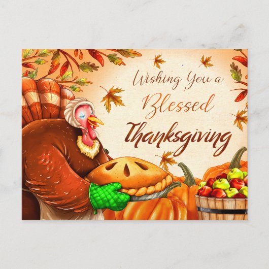 Prettig Thanksgiving gewenst Briefkaart (Voorkant)