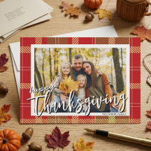 Prettig Thanksgiving Gezinsfoto Herfst Dankbaarhei