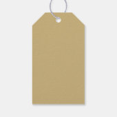 Prettig Thanksgiving goud wit naar van modern Cadeaulabel (Achterkant)