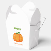 Prettig Thanksgiving grote pompoen Bedankdoosjes (Geopend)