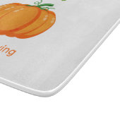 Prettig Thanksgiving grote pompoen Snijplank (Hoek)