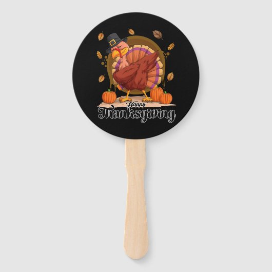 Prettig Thanksgiving  Handwaaier (Voorkant)