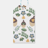 Prettig Thanksgiving Herfst Folks Cadeaulabel (Achterkant)