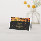 Prettig Thanksgiving Herfst Oogst Plaatskaartje (Voorkant)