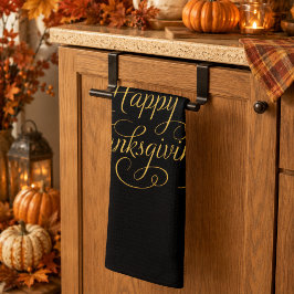 Prettig Thanksgiving Herfst Oogst Theedoek