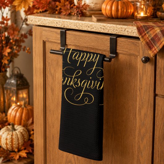 Prettig Thanksgiving Herfst Oogst Theedoek